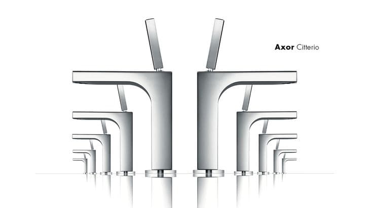 Axor Citterio faucets, faucet design created by Antonio Citterio