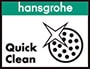 The revolutionary system makes Hansgrohe Quick Clean lime disappears tap