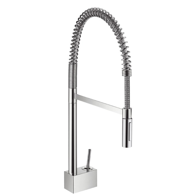 Modern faucet designed by Philippe Starck