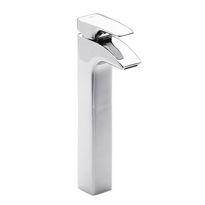 Roca Thesis - High-neck basin mixer with pop-up waste