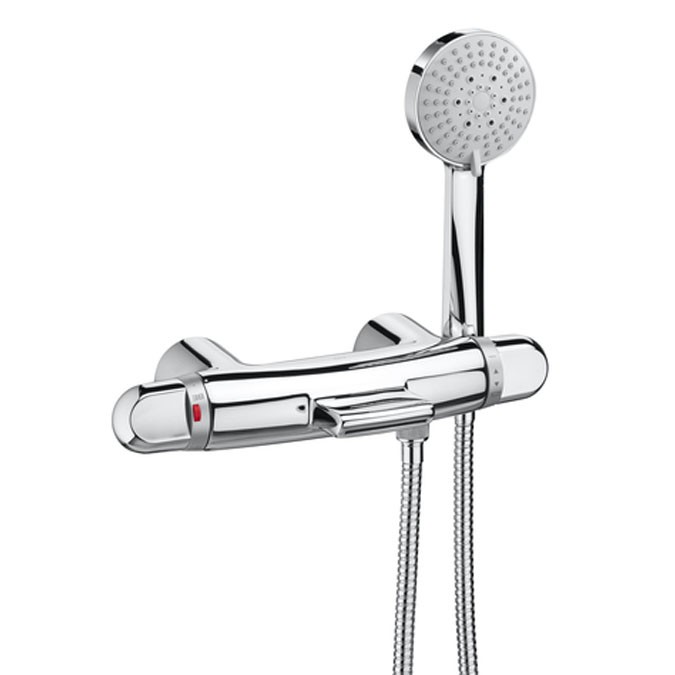 BWall-mounted thermostatic bath-shower mixer | Roca T-5000