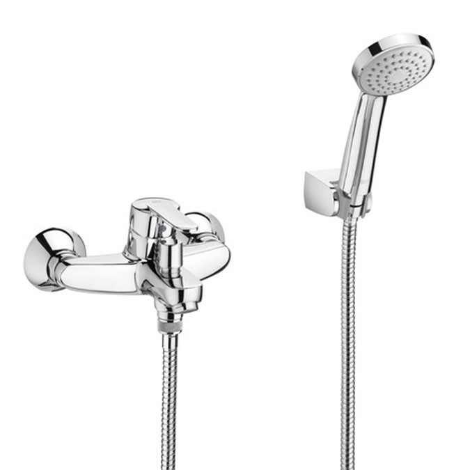 Roca Victoria | Wall-mounted bath-shower mixer with automatic diverter