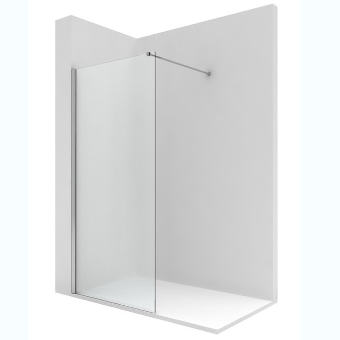Roca Victoria | Fixed panel for shower tray with stabilising bar to opposing wall