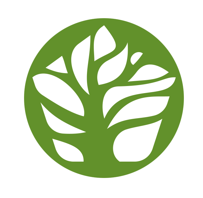 Logo eden hogar Logo arbol verde