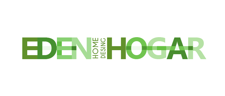 Logo eden hogar Logo verde sobre blanco